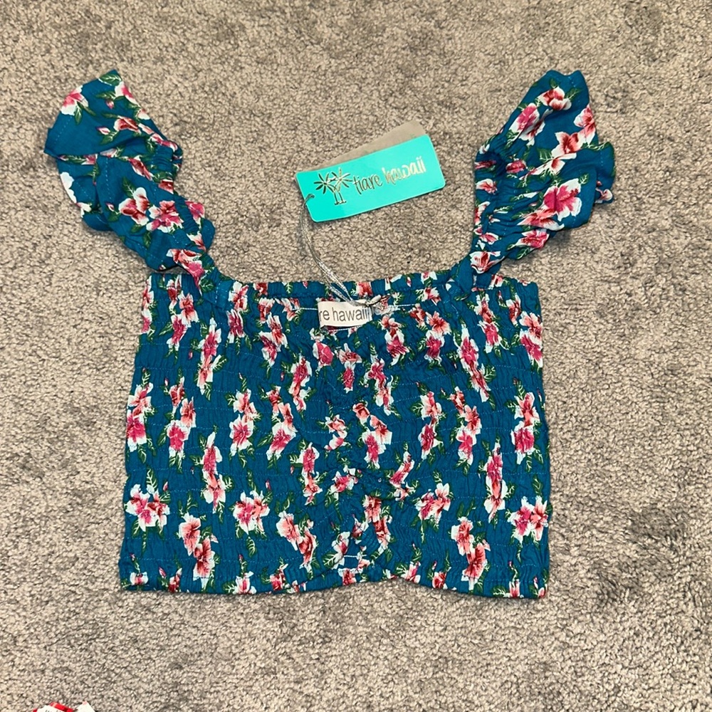 Tiare Hawaii crop top nwt